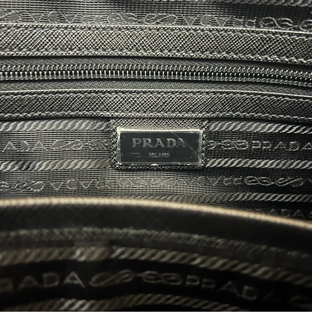 Prada Black Leather Briefcase - Picture 4 of 7
